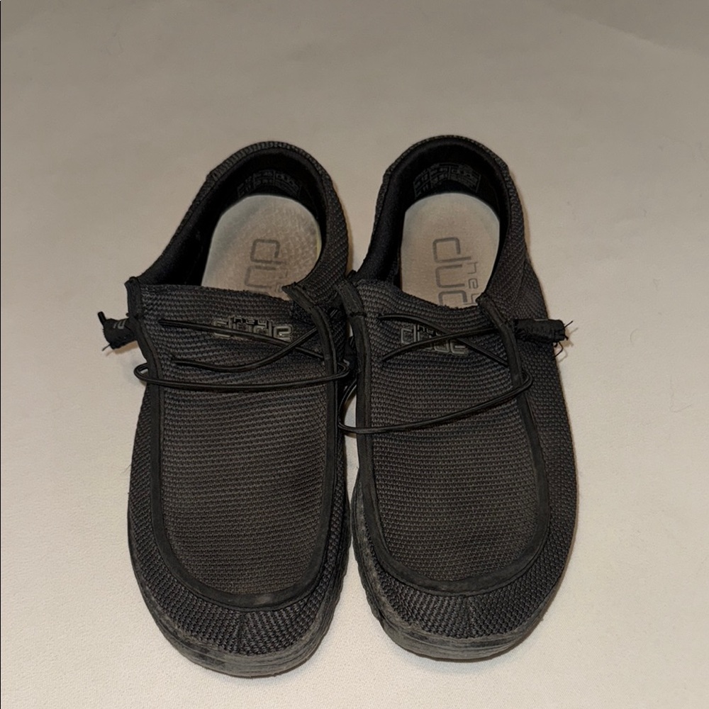 Hey Dude Black Loafers Slip-Ons Casual